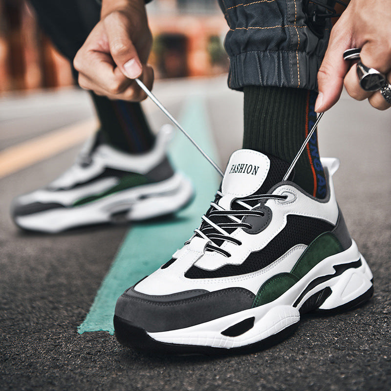 Autumn New Fashion Sports Trend Thick-soled Increased Daddy Shoes