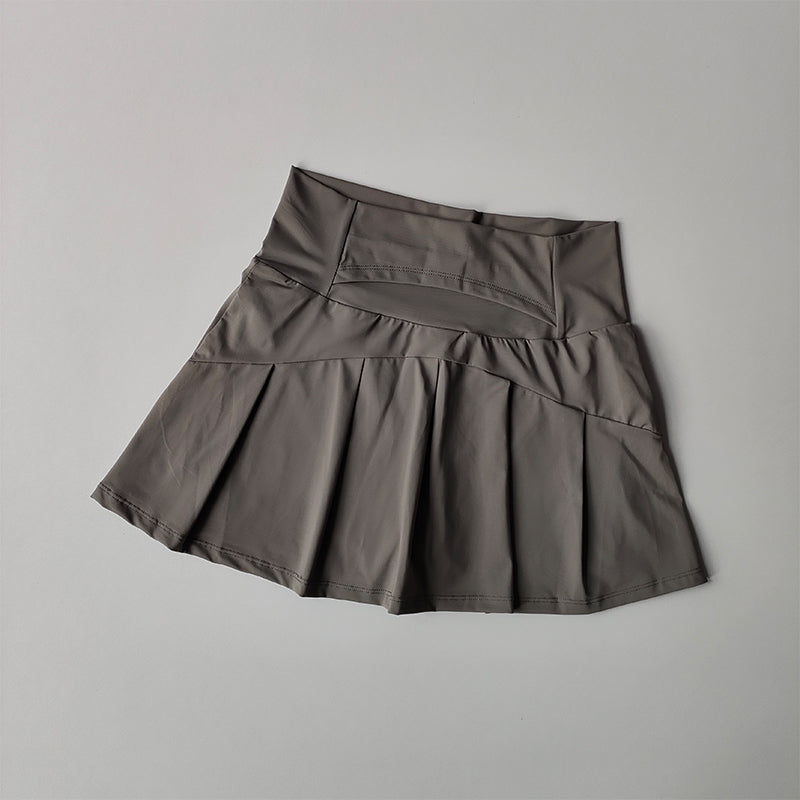 High Top Sports Short Skirt Anti-exposure Shorts With Lining