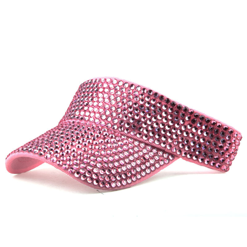 Spot Drill Sun Hat Sun Protection No Top Girl's Cap