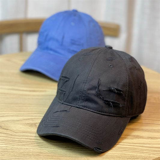 Men's And Women's Fashion Retro Do Old Hole Baseball Hat