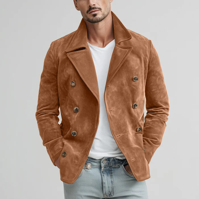 Mens Casual Fashionable Retro Jacket For FallWinter