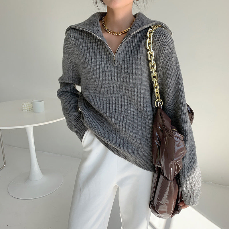 Loose And Lazy Style Thick Coat Women