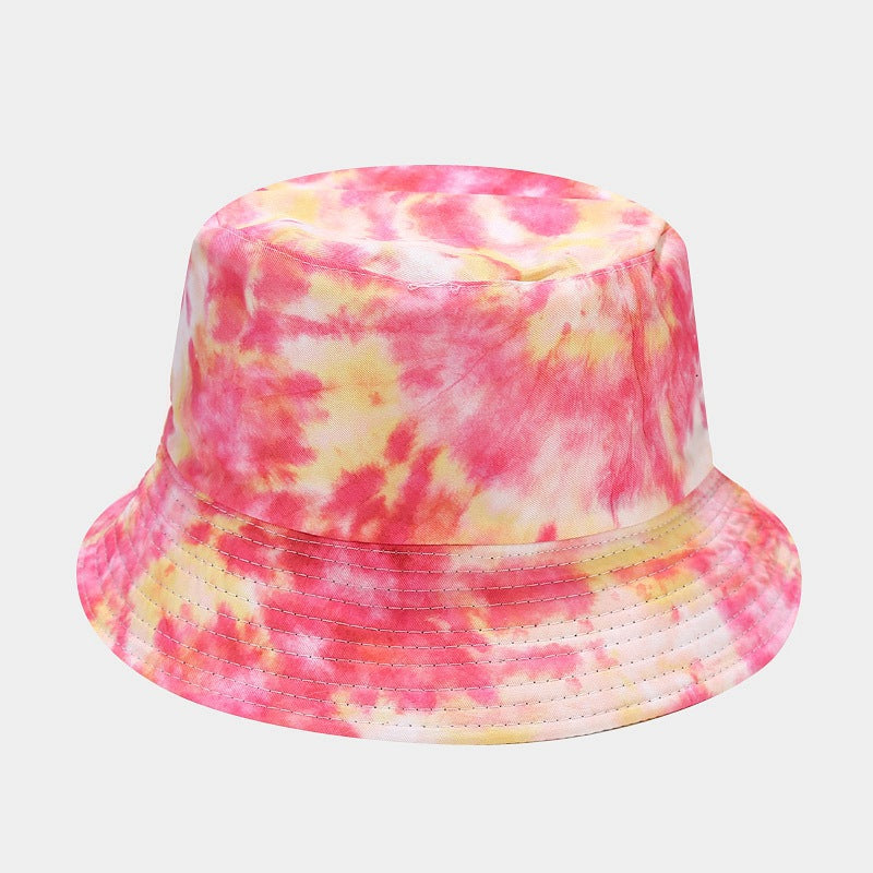 Summer Outdoor Tie-dyed Double-sided Sun Protection Hat