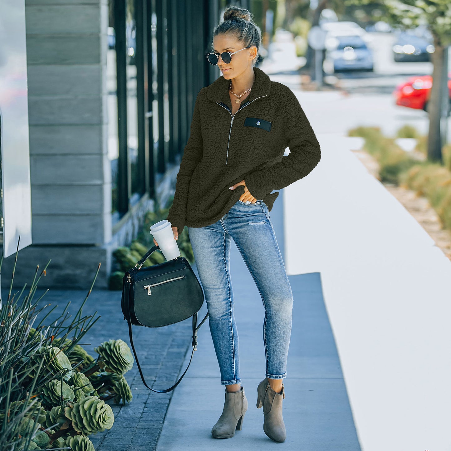 Explosive Winter Coat Women's Imitation Lamb Wool Coat