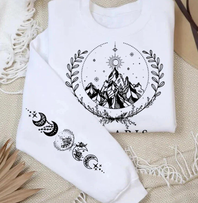 European And American Fashion Casual Round Neck Sweater
