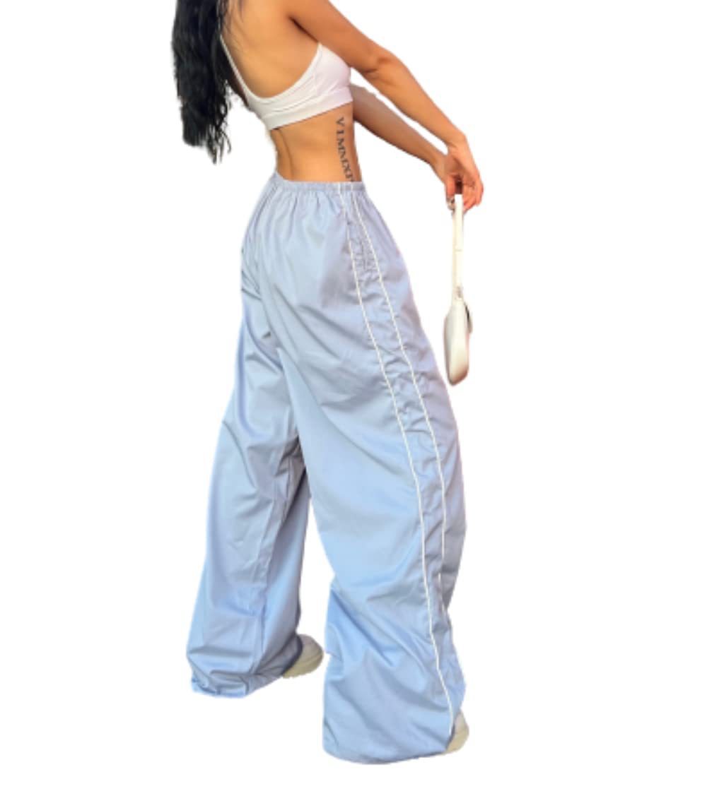 New Stylish Casual Wide-leg Pants With Drawstrings On Both Sides