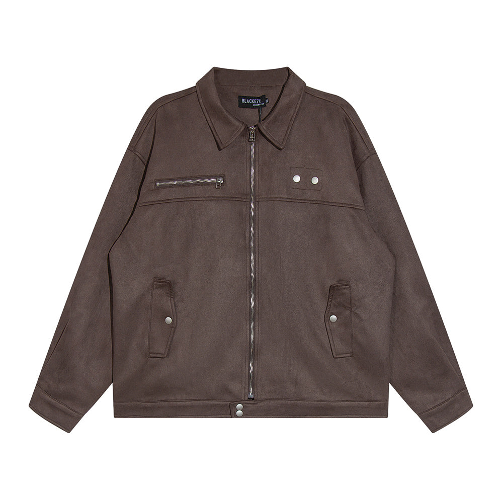 Men's Autumn And Winter Loose Casual Design Pocket Flying Baseball Uniform Fashion Brand