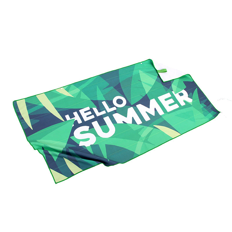 70150 Heat Transfer Printing Microfiber Shawl Portable Quick-drying Bath Towel