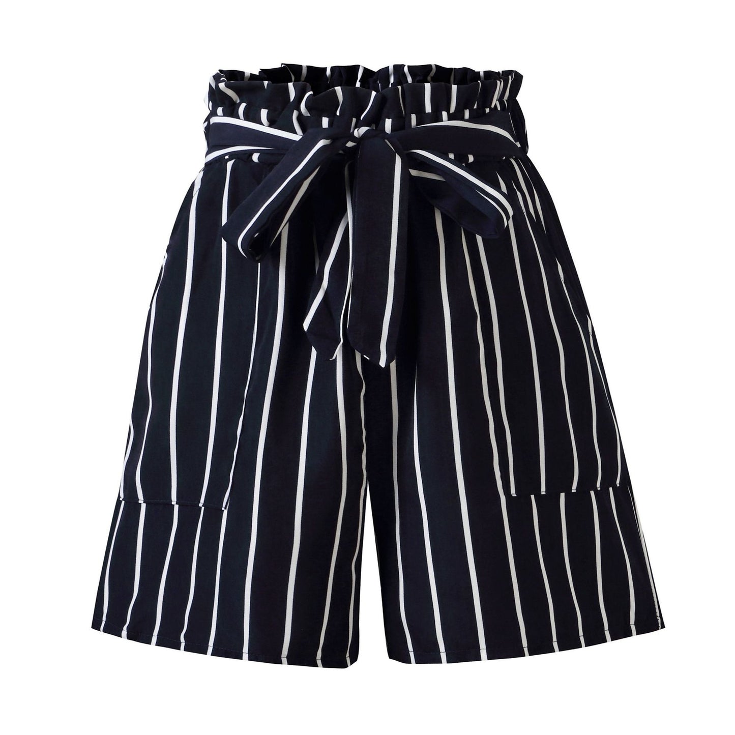 Fashion Striped Shorts Women's Casual Pants