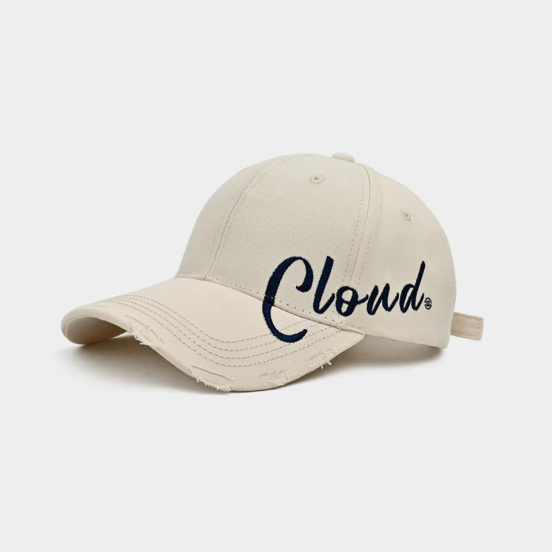 Letters On Side Embroidered Peaked Children's Sun-proof Baseball Cap