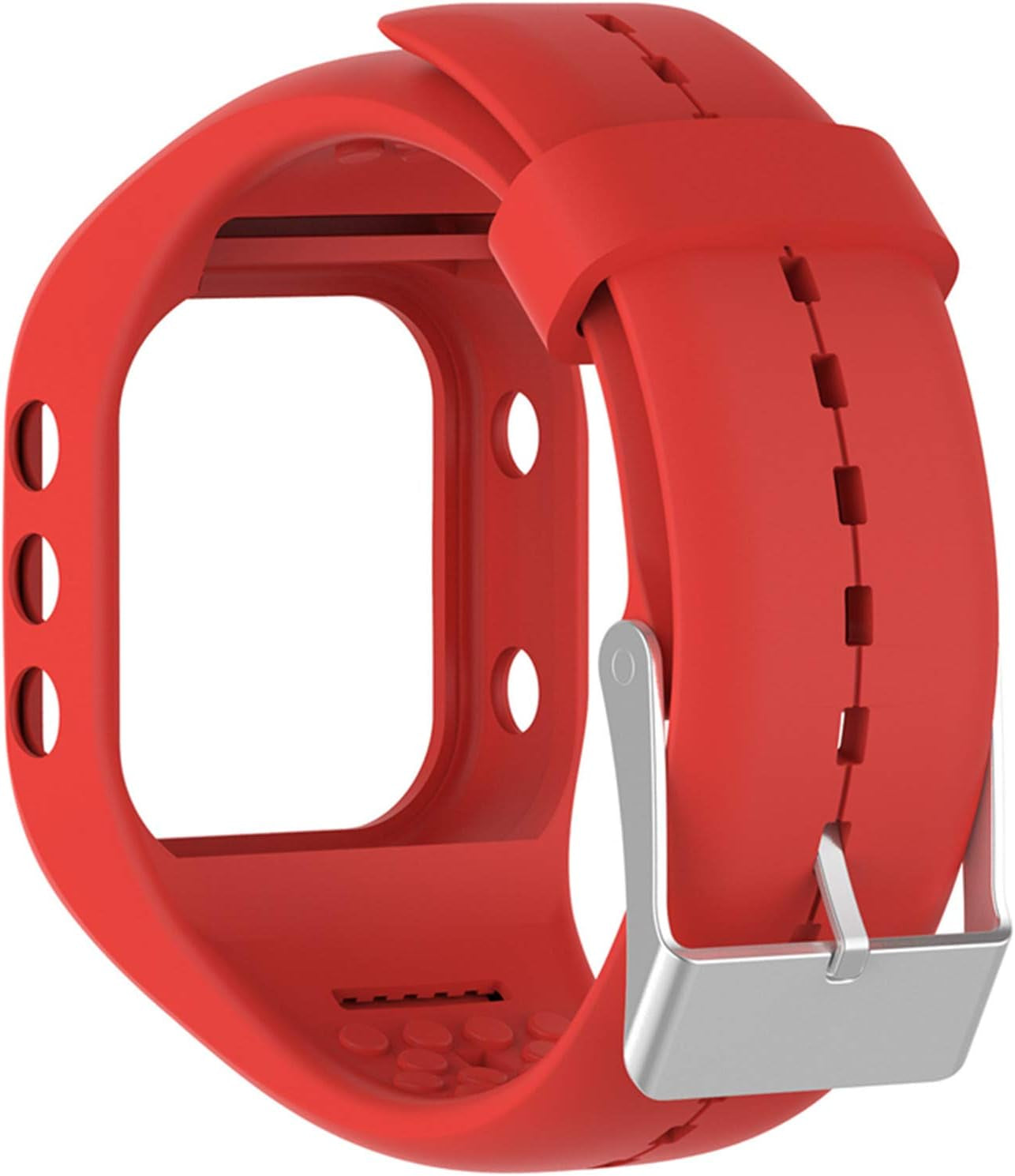 Watch Strap Compatible with Polar A300,Adjustable Silicone Sports Strap Replacement Band for Polar A300 Smart Watch