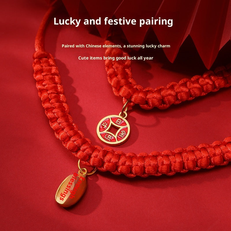 Pet Collar Dog Necklace Cat Collar Adjustable Hand-woven