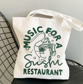 Music For Sushi House Canvas Bag