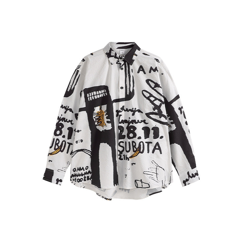 Spring New American Street Cardigan Lapel Long Sleeve
