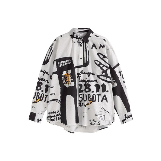 Spring New American Street Cardigan Lapel Long Sleeve