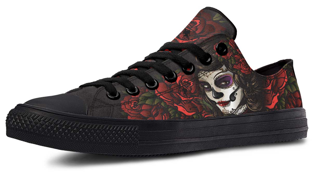 Fashion Print Couple Low-Top Canvas Shoes