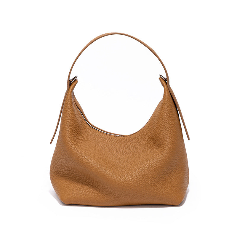 Soft Pillow Shoulder Bag Summer Fashion Casual First Layer Cowhide Women's Handbag