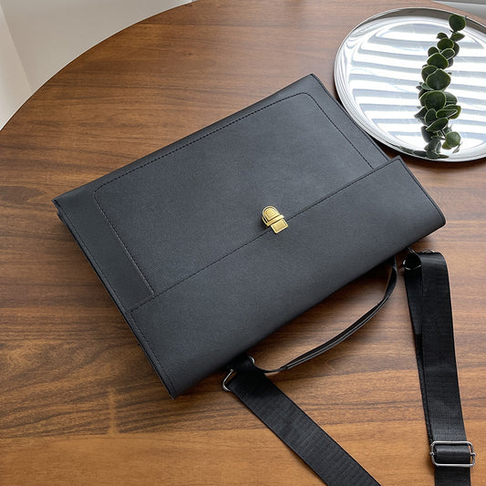 Business Leisure Laptop Handbag  Men's Pu