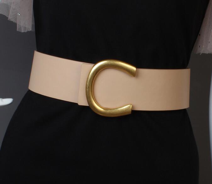 Coat Wide Belt Ladies Decorative Fashion Matching Dress