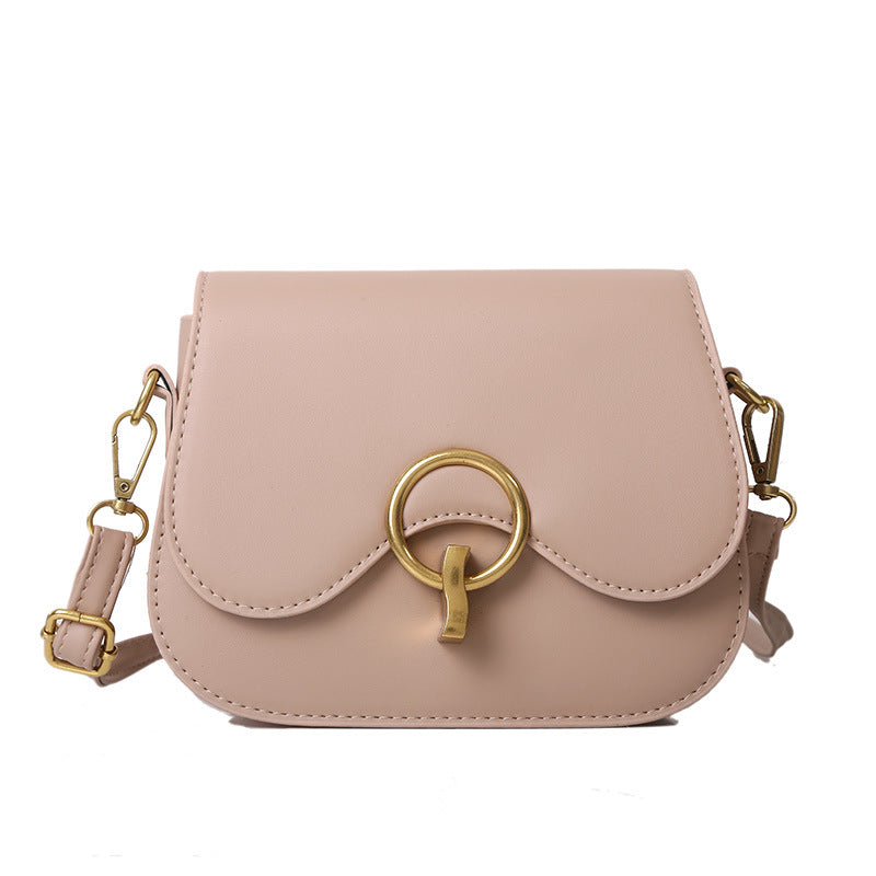 Women's Korean Vintage Simple Saddle Bag