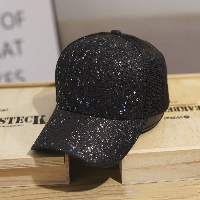 Women's Mesh Breathable Shade Mesh Sequin Hat