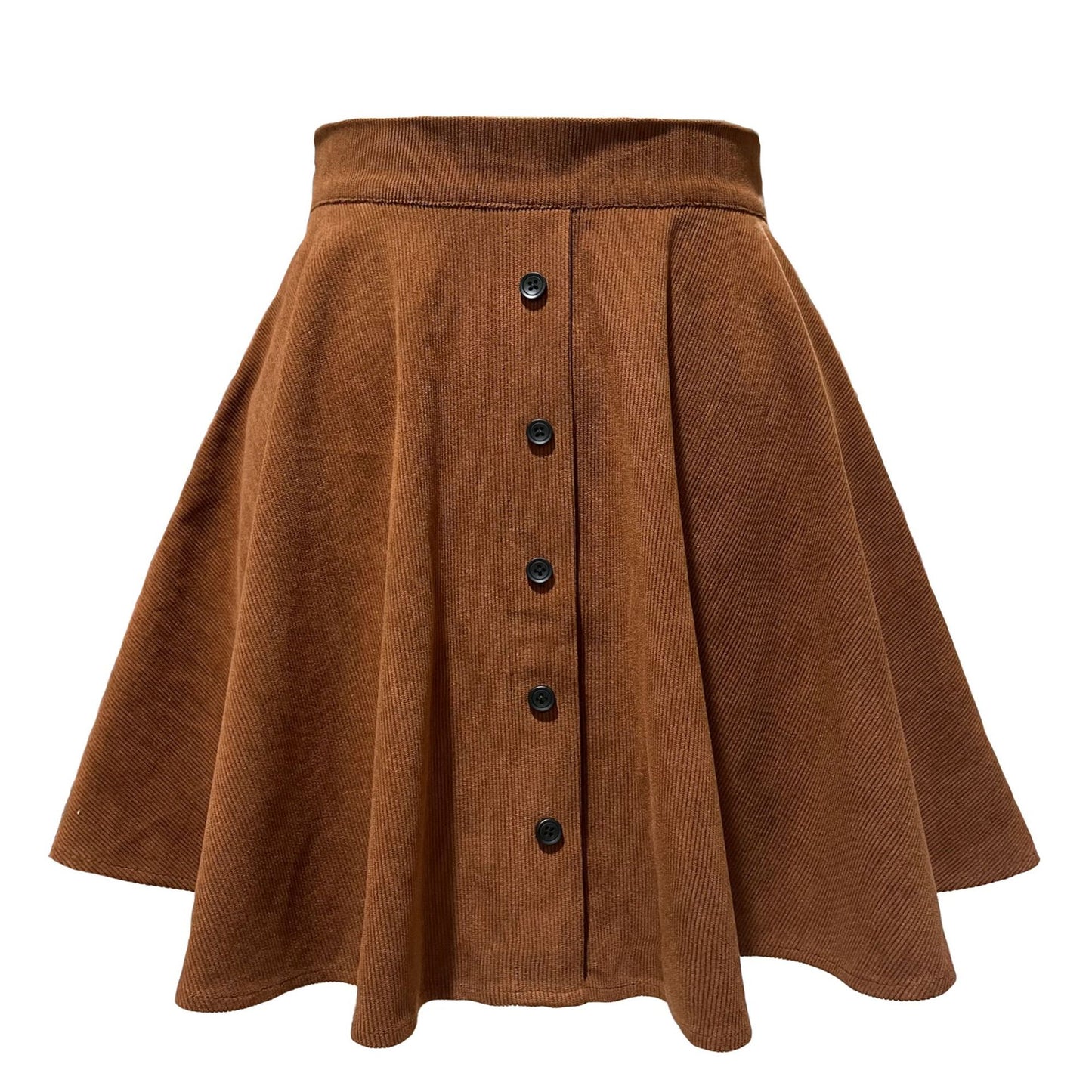 Women's Solid Color Corduroy Autumn And Winter Skirt