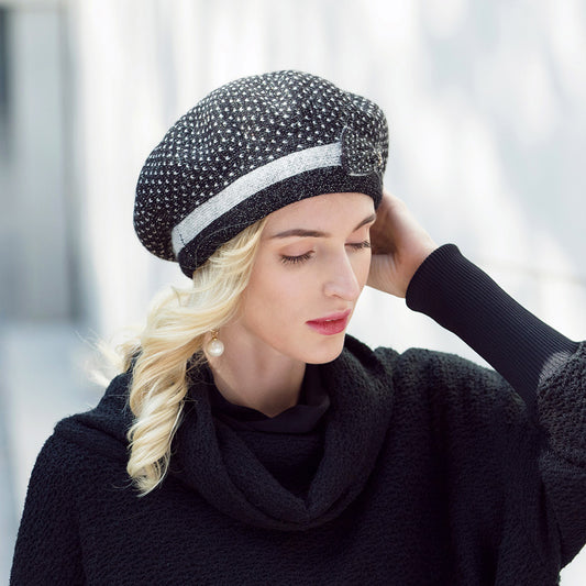Women's Fashion Versatile Polka Dot Beret