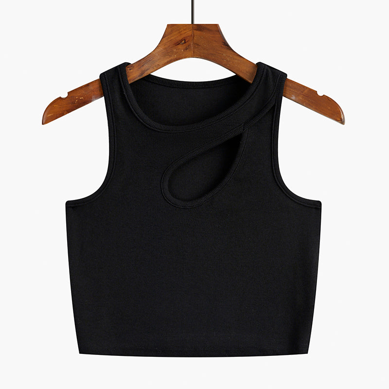 Women's Short Slim Vest Suspenders Early Spring