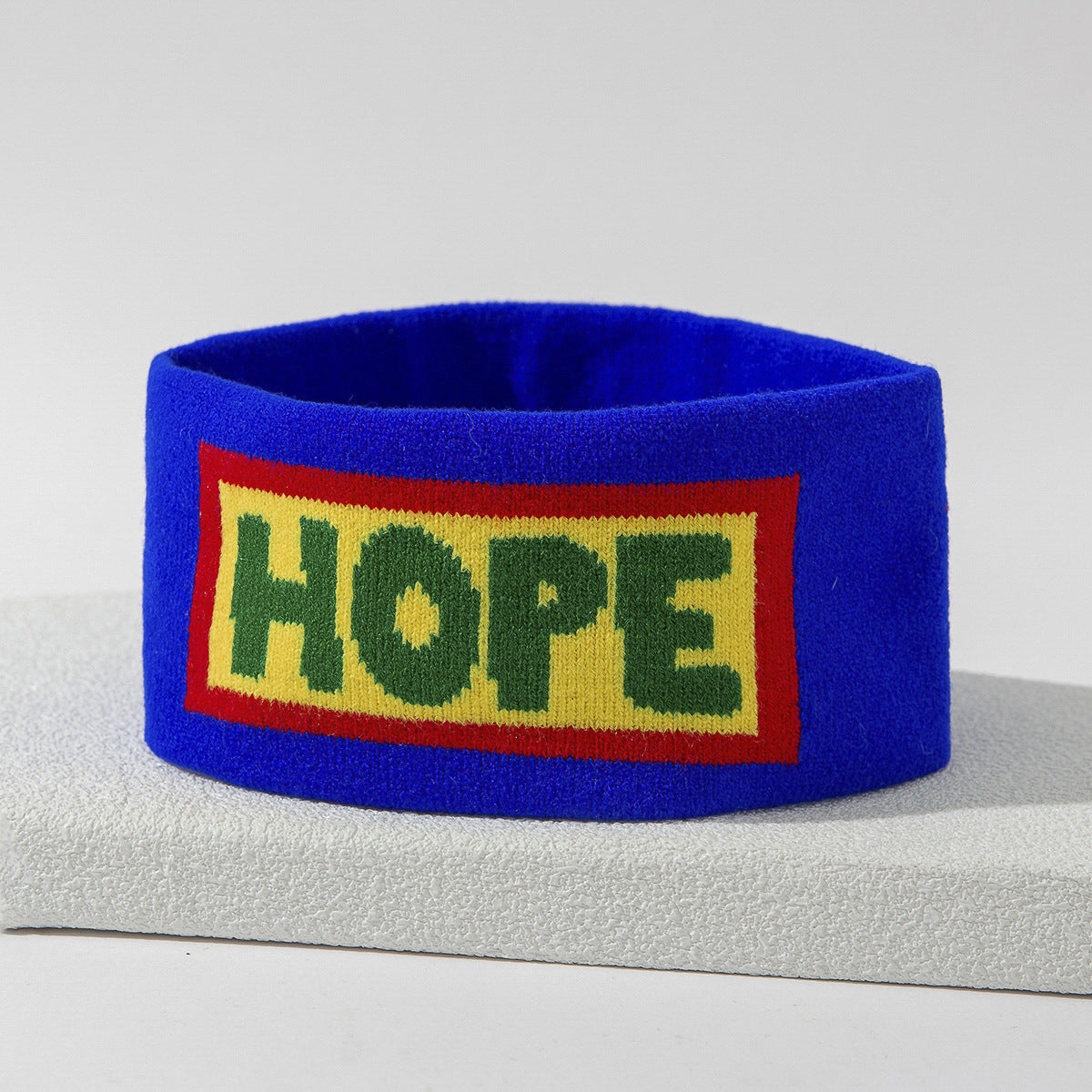 Stretch Sports Sweat-absorbent Knitted Hair Band