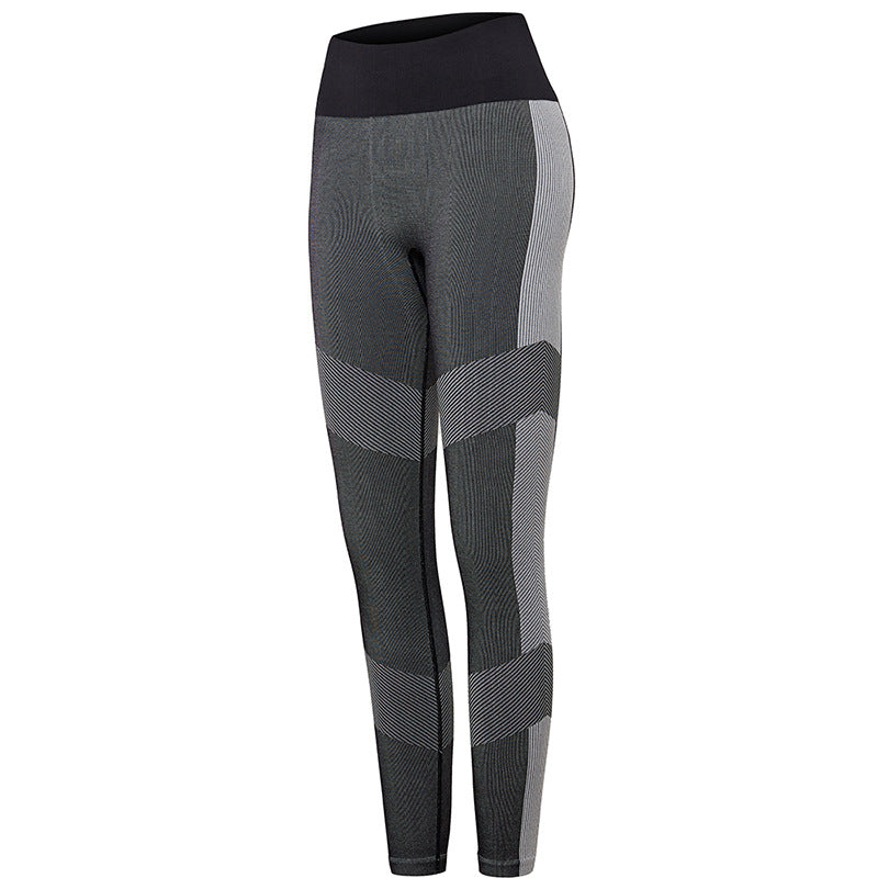 Tight-fitting And Quick-drying Running Sweatpants, High-waisted Belly Yoga Pants