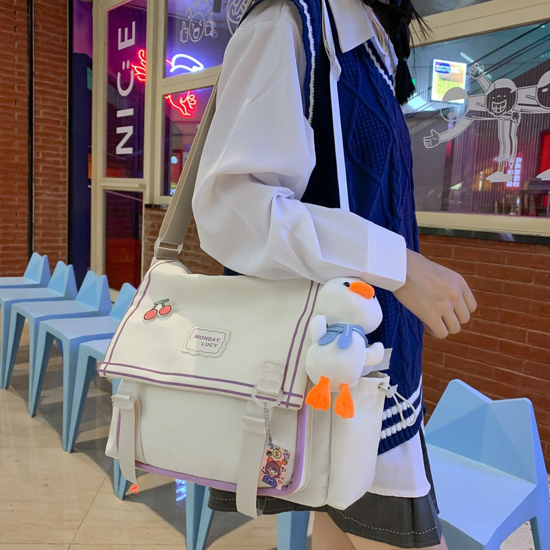Japanese College Students Commute Shoulder Bag For Class