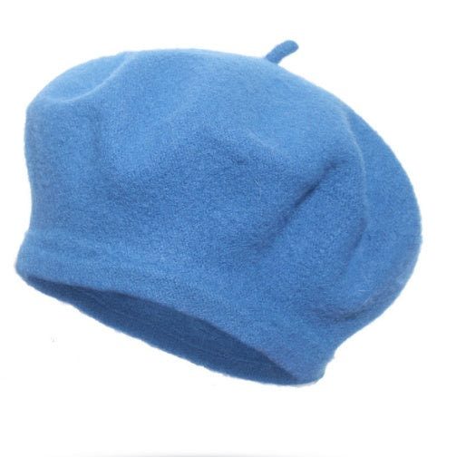 Wool Beret Vintage Woolen Painter Hat
