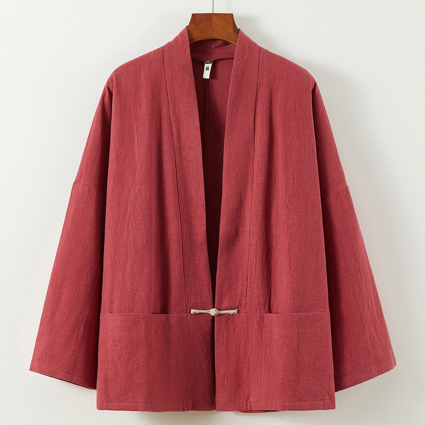 Chinese-style Tang Suit Jacket With Butterfly-knot Buttons And Wide Sleeves