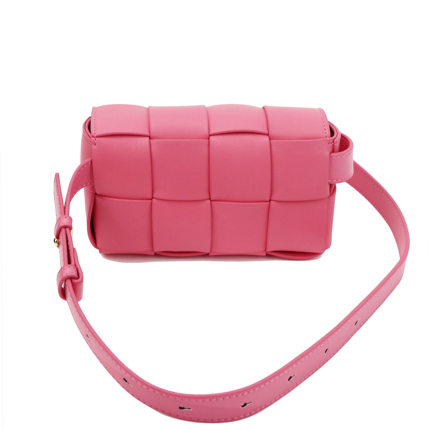 New Style Chest Bag, Leather Woven Small Square Bag