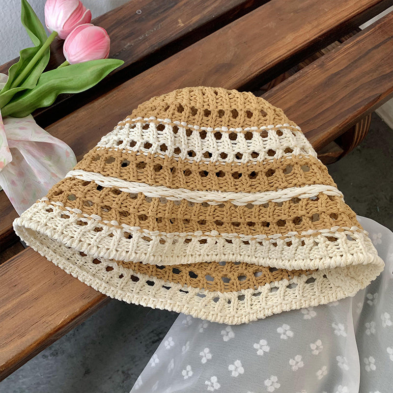 Summer Japanese Face-showing Little Wild Straw Hat Seaside
