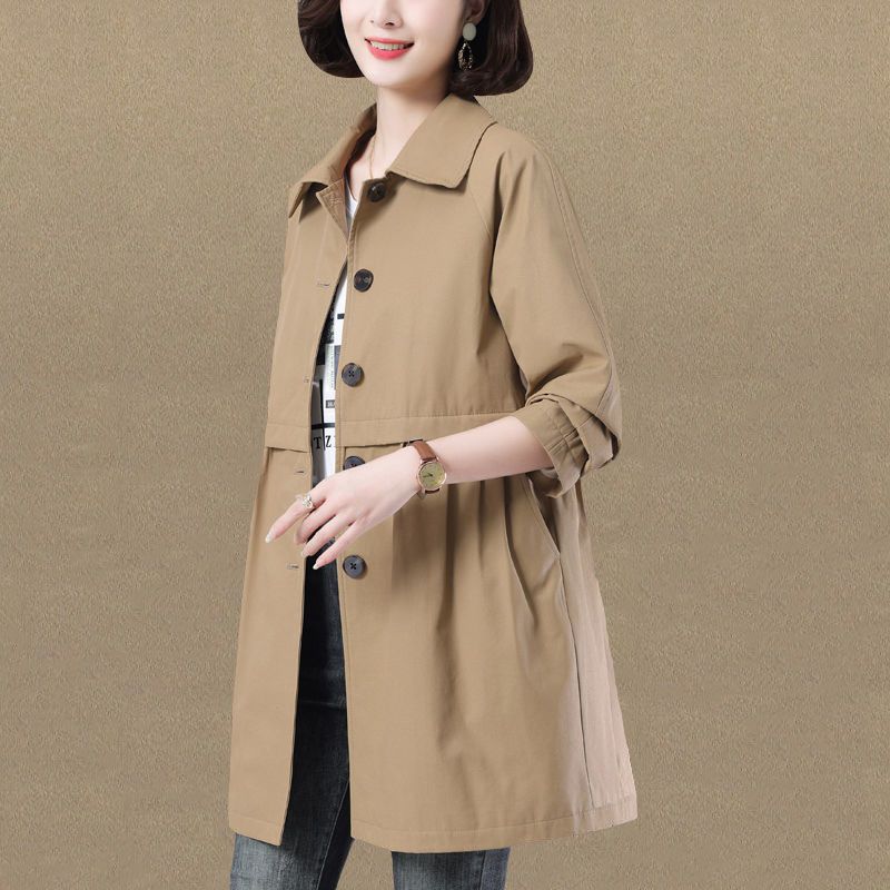 Waist Slimming Little Trench Coat Women