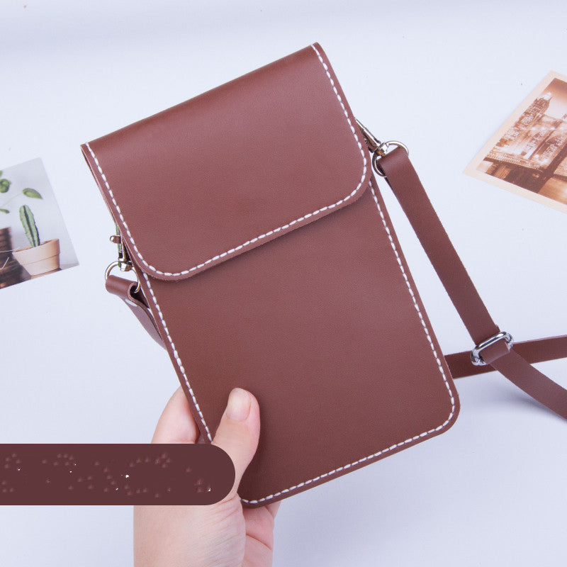 Leather Goods Hand-sewn Genuine Leather Semi-finished Shoulder Messenger Bag