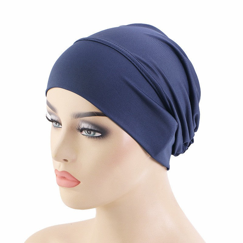 Ethnic Stretch Tam-o'-shanter Solid Color