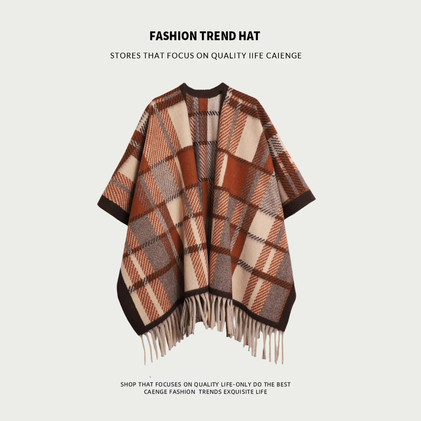 Women's Super Thick Casual Cape Coat