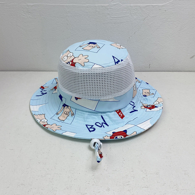 Summer Thin Breathable Mesh Bucket Hat