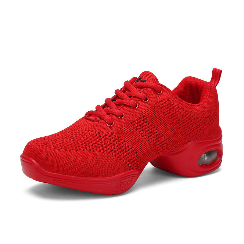 Women's Summer Breathable Fly Woven Mesh Soft Bottom Dancing Shoes