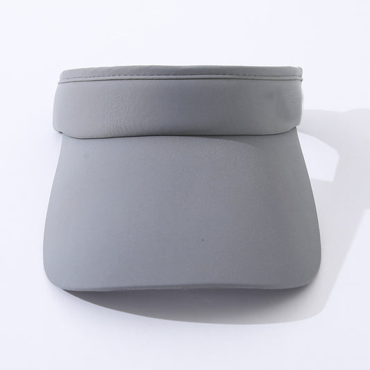 Solid-color Light Board Wide Curved Eave Shading To Make Face Look Smaller. Casual And Versatile Style. Overhead Sunshade Hat For Spring And Summer Outdoor Travel, Sports And Mountain Climbing.
