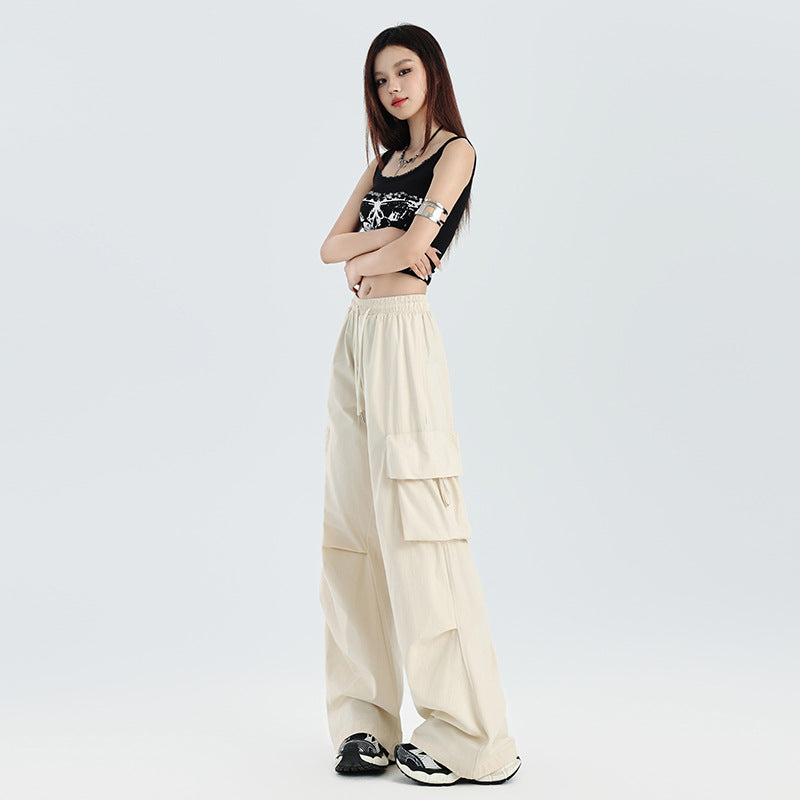 Casual Hip Hop Wide Leg Draping Long Pants