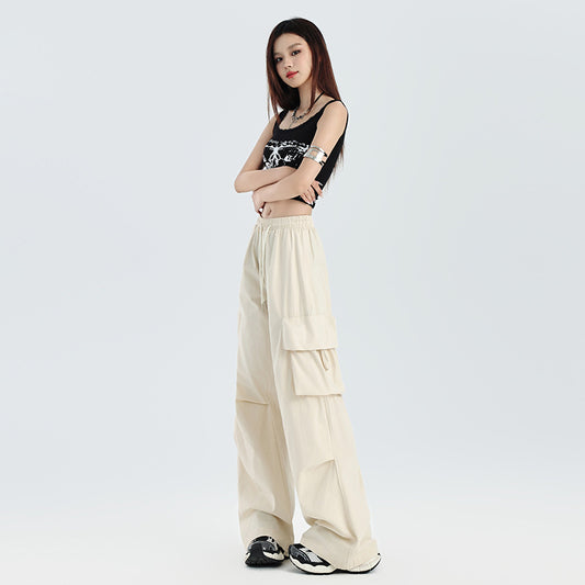 Casual Hip Hop Wide Leg Draping Long Pants