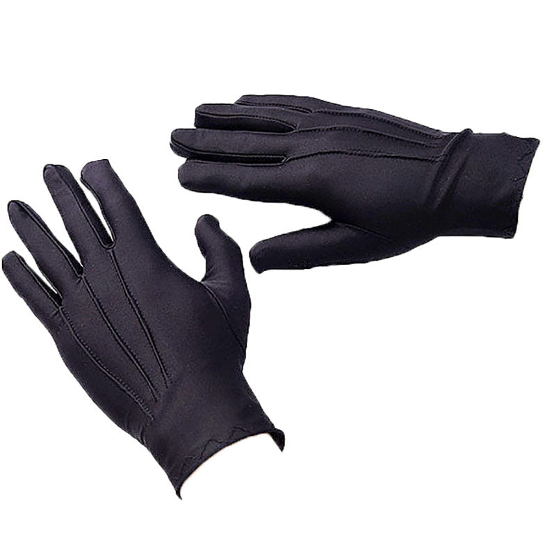 Men's Stretch Breathable Sweat Absorbing Sunscreen Gloves