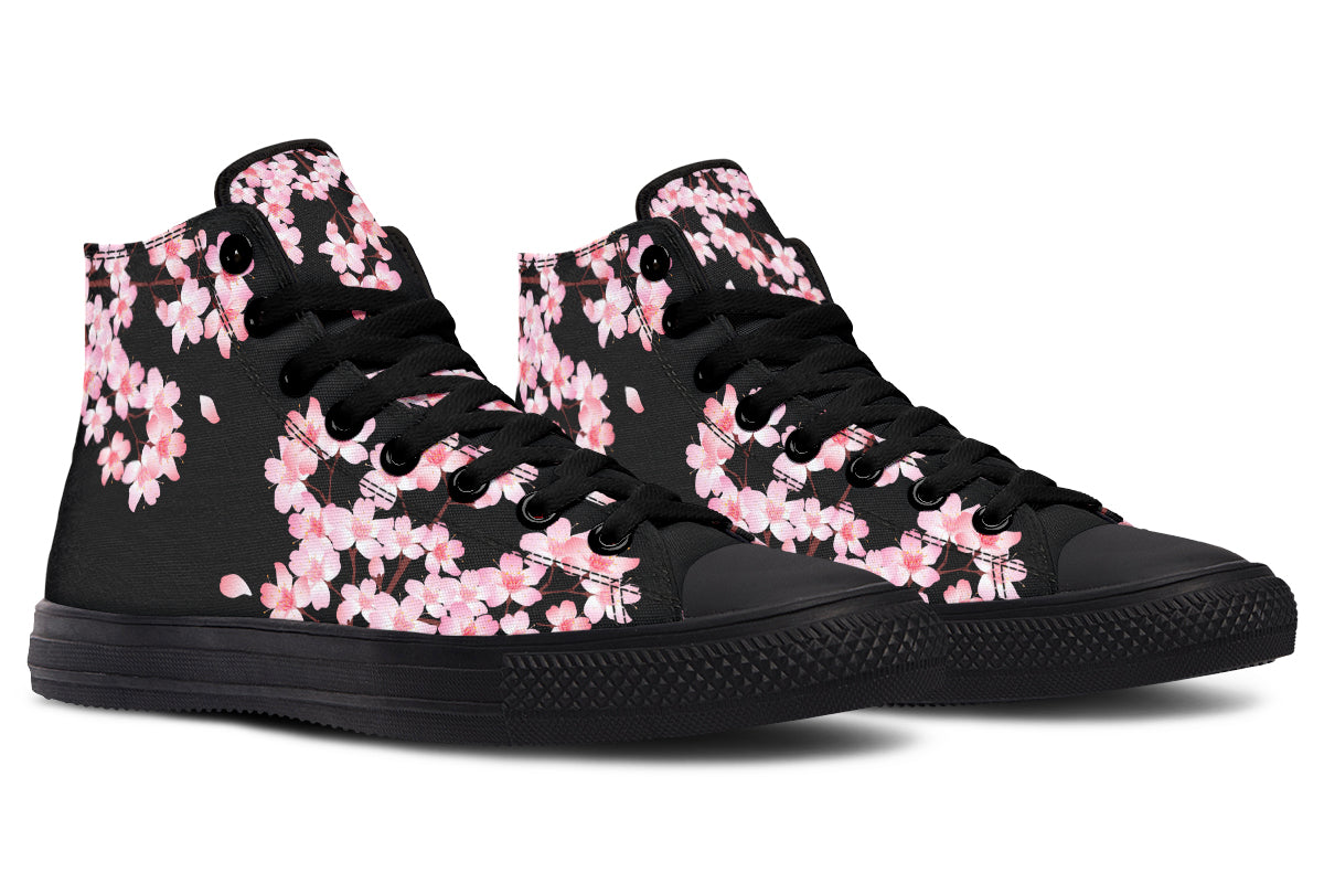 Printed Couple High-top Canvas Shoes