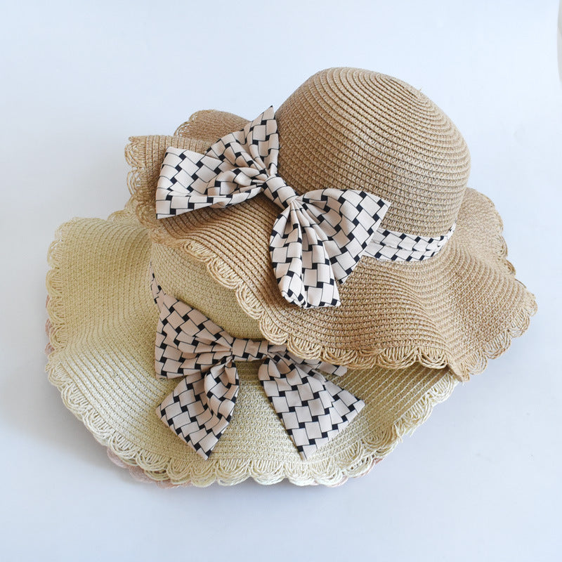 Sunscreen Lotus Leaf Beach Sun Hat Big Brim Straw Hat