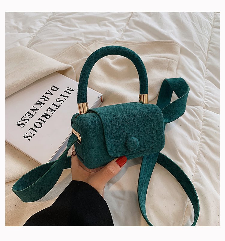 Women's New Popular Frosted One-shoulder Messenger Handbag