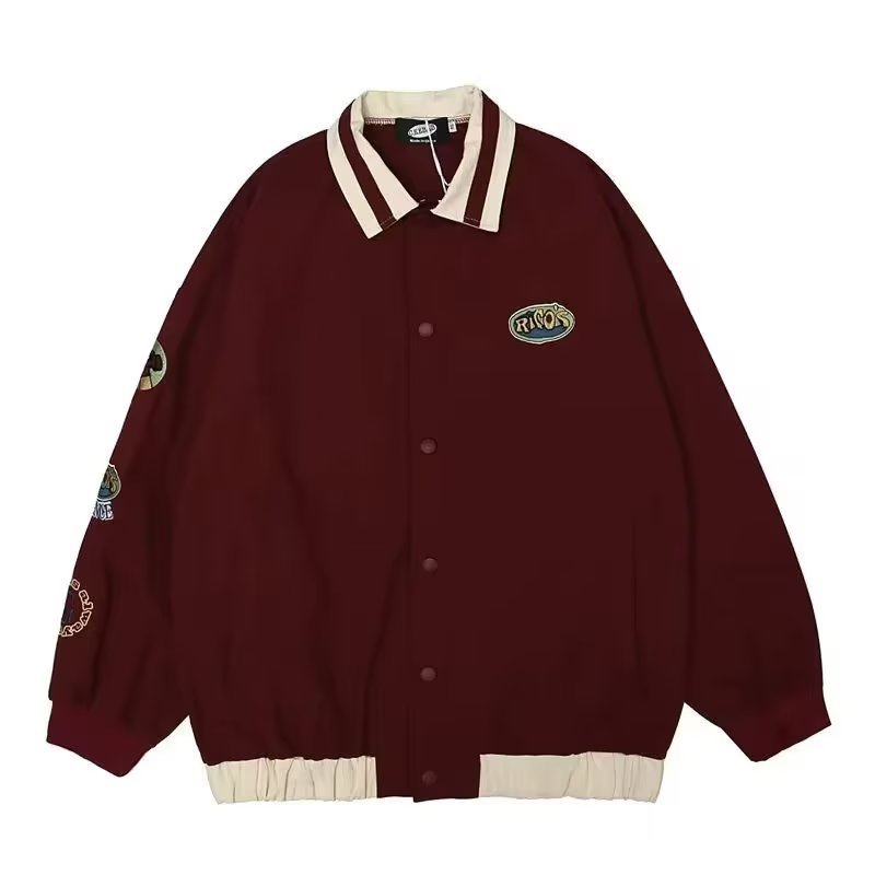 Street Couple Patchwork Jacket Women