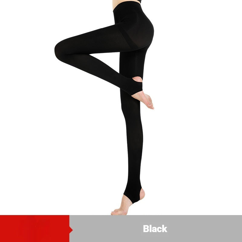 Anti-Laddering Velvet 120D Footed Tights For Women